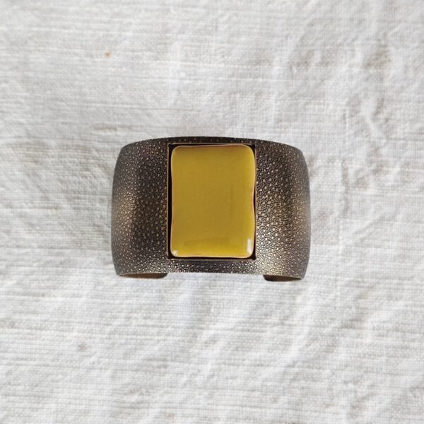 Iole bracelet - mustard color